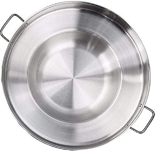 Large 22 Inch Round Stainless Steel Wok Griddle Cooker 1