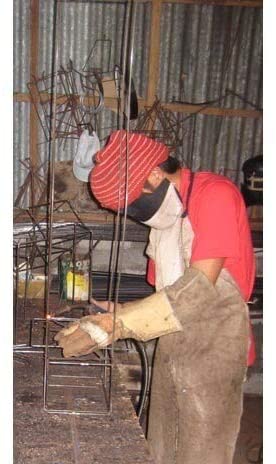 Handmade Orange Butterfly (Philippines) Modern Contemporary Traditional Metal