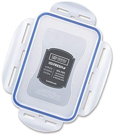 Divided Food Storage Containers 54oz 2 Pc Set Clear Plastic Piece - Diamond Home USA