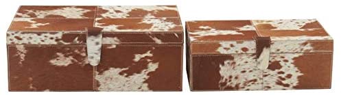 Natural Wood 14 inch X 17 inch Well Dressed Leather Hide