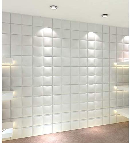 3D Contemporary Wall Panels Forever Design (Pack 10) White