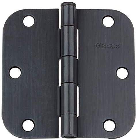 N Oil Rubbed Bronze Steel 3 5 inch X 5/8 inch Radius Door