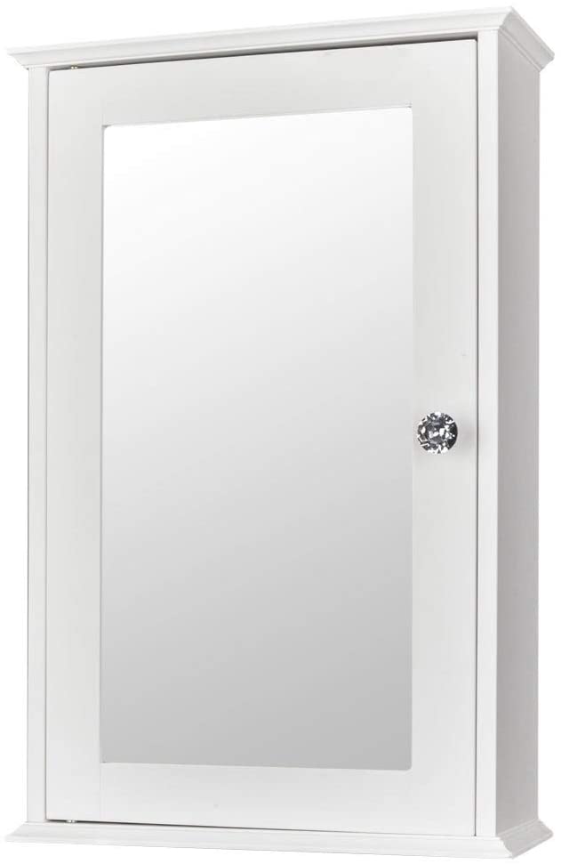 Single Door Mirror Indoor Bathroom Wall Mounted Cabinet
