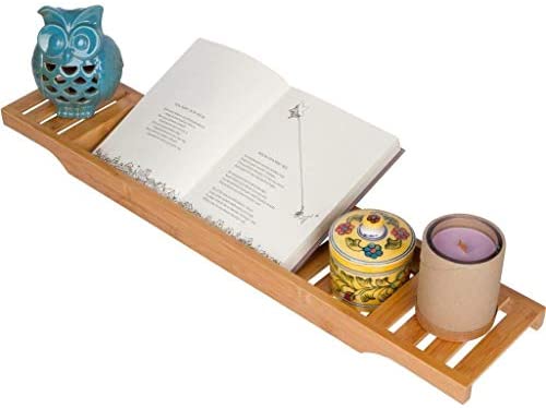 30 inch Slatted Bamboo Bathtub Tray Modern Contemporary