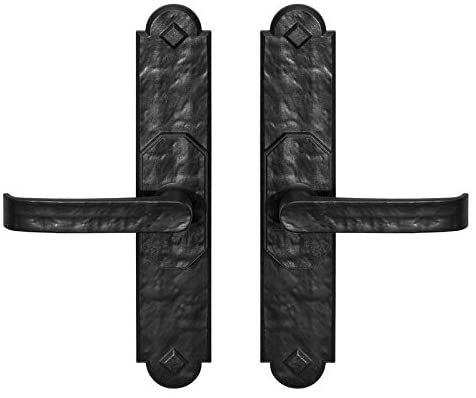 Hardware Rustic Aspen Magnetic Garage Door Set (6 Piece) Black Plastic Matte - Diamond Home USA