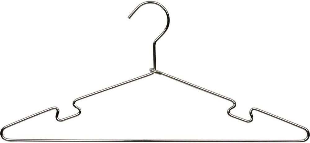 Polished Chrome Metal Top Hanger Notches (Pack 25)