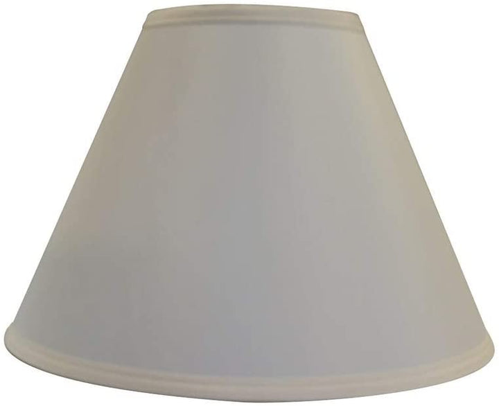 Medium Round Hard Back Lamp Shade 6x14x10 Ecru Poly