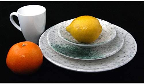 4 Piece Dinner Set Casual Round 4 Piece Dishwasher Safe - Diamond Home USA
