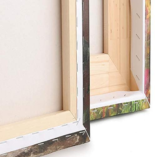 White Stained Glass Floral Art' Large Wall Art Canvas White Modern Contemporary Traditional Rectangle - Diamond Home USA