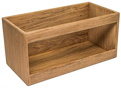 Teak Utility Shelf/hardcover Book Rack 15" L X 7 1/4" H D