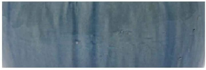 MISC Ceramic Round Pot Six Loop 9 Inch Tall Antique Blue