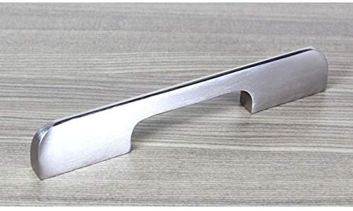 Contemporary 8 inch Solid Tune Stainless Steel Cabinet Bar Pull Handle (Case 10) Nickel Finish - Diamond Home USA