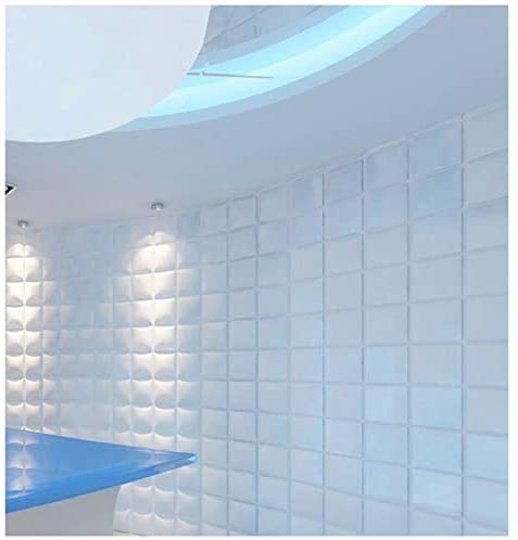 3D Contemporary Wall Panels Forever Design (Pack 10) White Organic