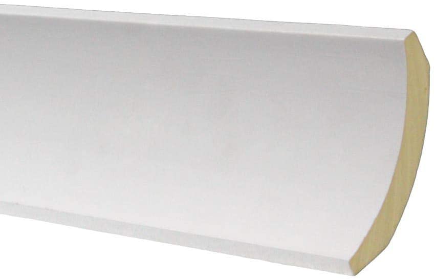 3 5 inch Cove Crown Ing (8 Pieces) White Classic Polyurethane 1 Piece Primed - Diamond Home USA