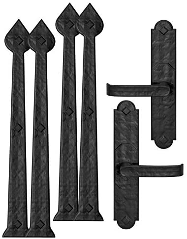 Hardware Rustic Aspen Magnetic Garage Door Set (6 Piece)