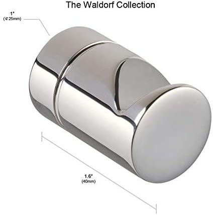 MISC Stainless Steel Hook Grey Silver Chrome Finish Polished Includes Hardware