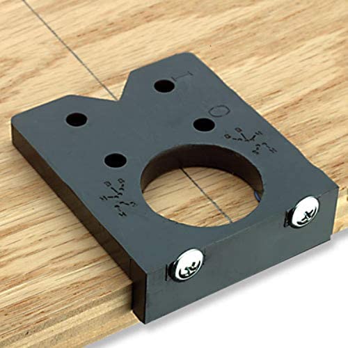 MISC Hardware Easy Drill Concealed Hinge Boring Jig Black Plastic