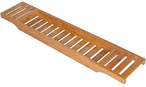 30 inch Slatted Bamboo Bathtub Tray Modern Contemporary Wood - Diamond Home USA