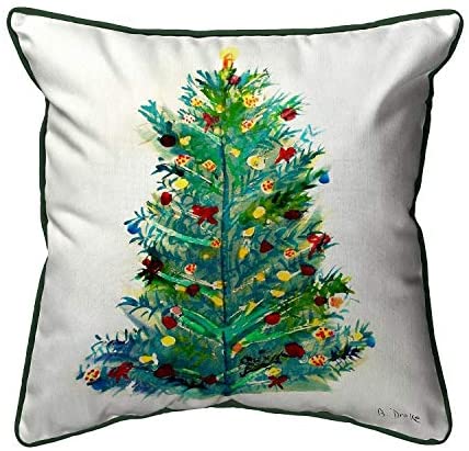 Christmas Tree Multicolor Polyester Indoor/Outdoor Throw