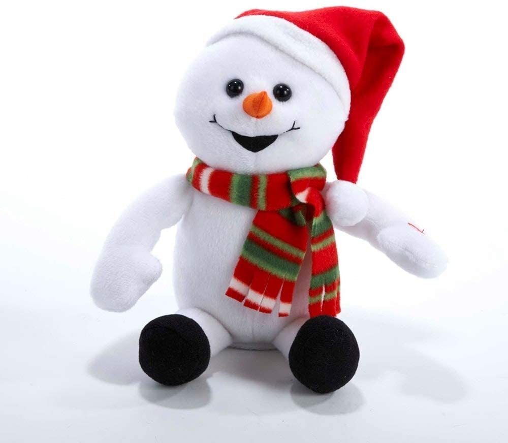 10 inch Farting Snowman White Metal