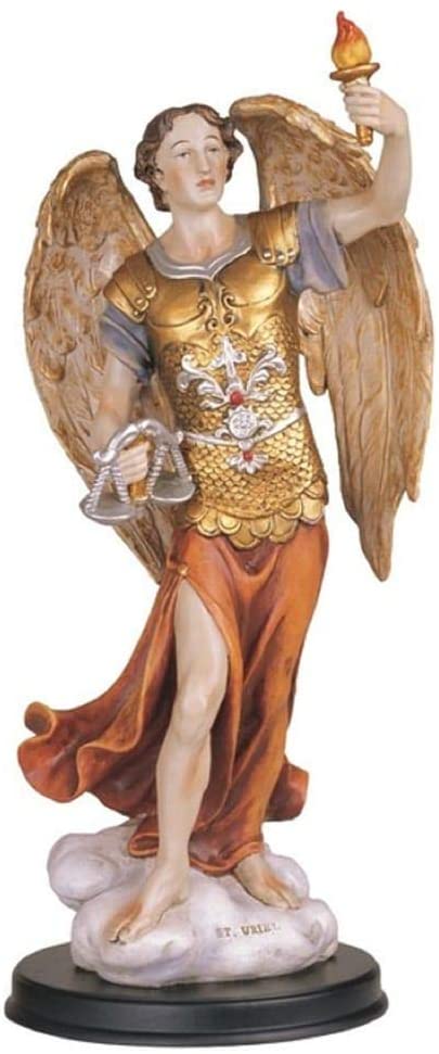 12" h Statue Angel Wisdom Holy Figurine Religious Decoration