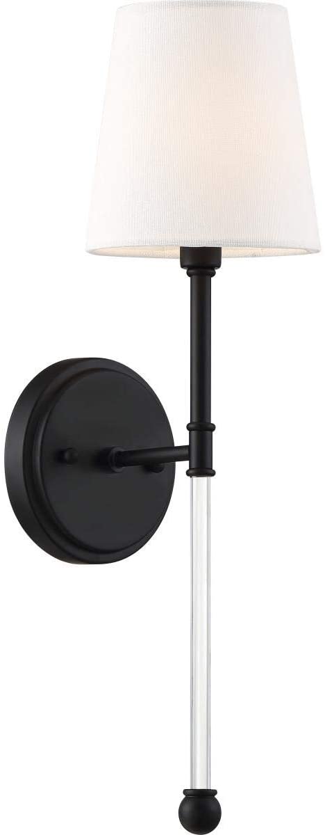 1 Light Wall Sconce Metallic Modern Contemporary Iron Bronze
