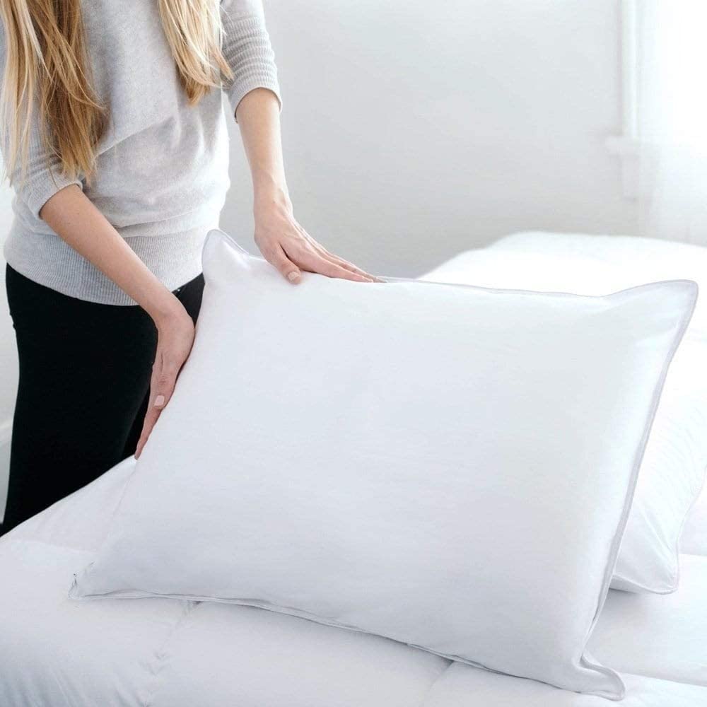 Soft Down Stomach Sleeper Pillow White