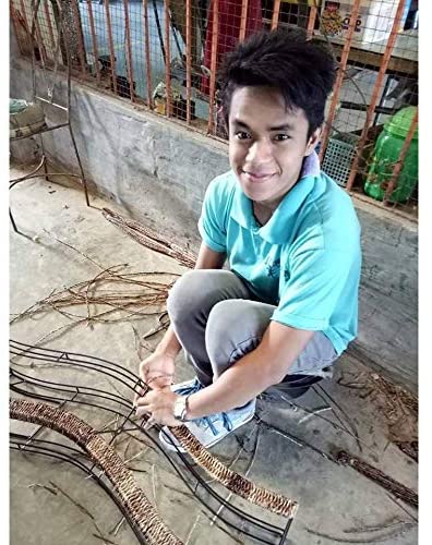 Handmade Gold Aqua Dragonfly Wall Decor (Philippines) 16 X 1 8 Blue Classic Modern Contemporary Metal Natural Finish