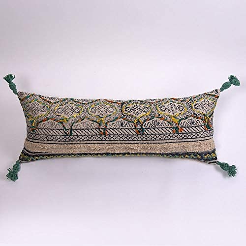 Extra Long Bolster Pillow olor Damask Modern ontemporary