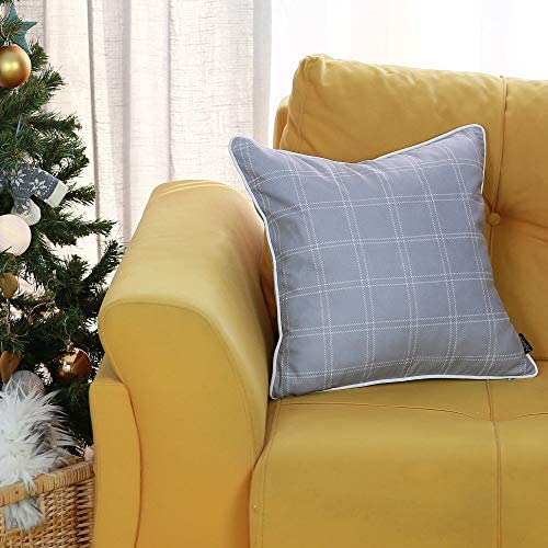 Cannon Square Throw Pillow Cover Color Plaid Traditional