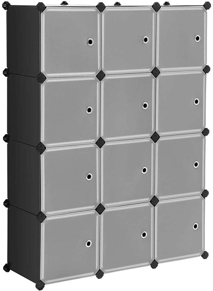 12 Cube Storage Organizer Shelves Cubes IY Closet Cabinet