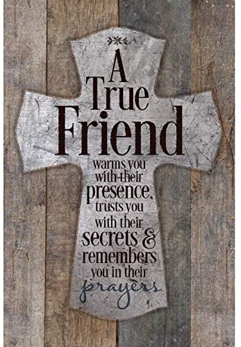 True Friend Warms You New Horizons Wood Plaque