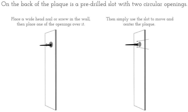 Planked Look 'Bathroom Rules' Typography Wall Plaque Art 7x17 Modern Contemporary - Diamond Home USA