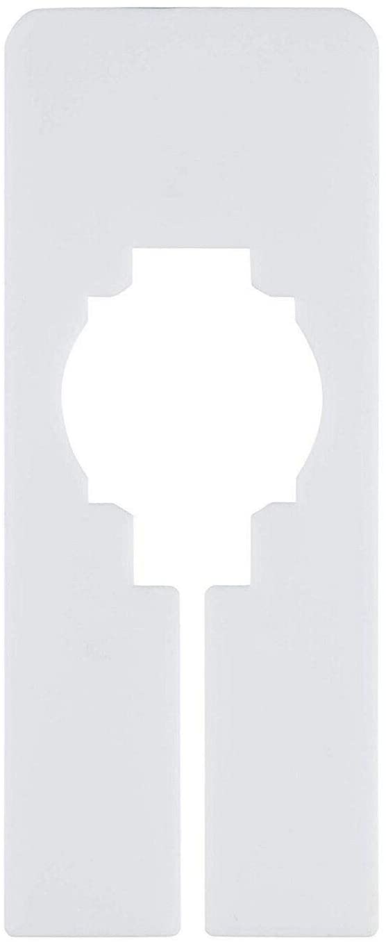 MISC 60x White Blank Rectangle Hanger Dividers Clothing Rack Closet