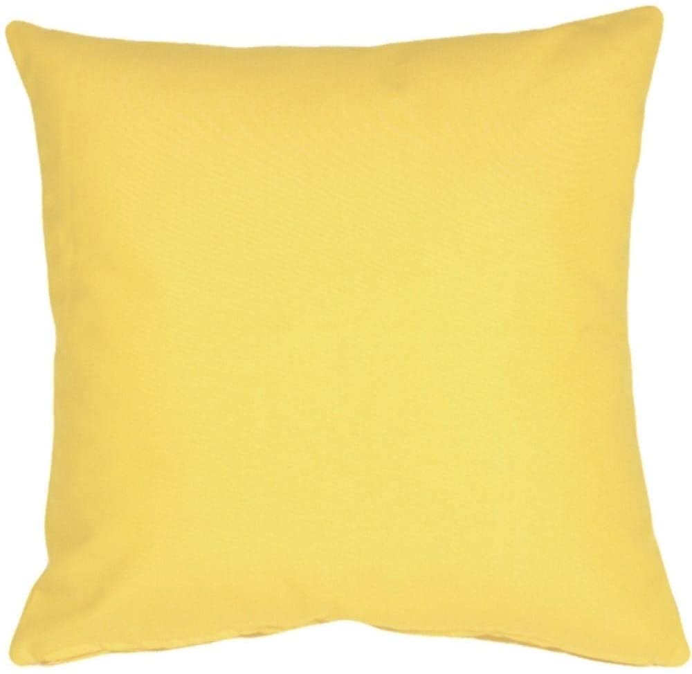 Yellow 20x20 Outdoor Pillow Solid Color Modern