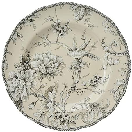 MISC Antique White 16 Piece Dinnerware Set Floral Porcelain Pieces