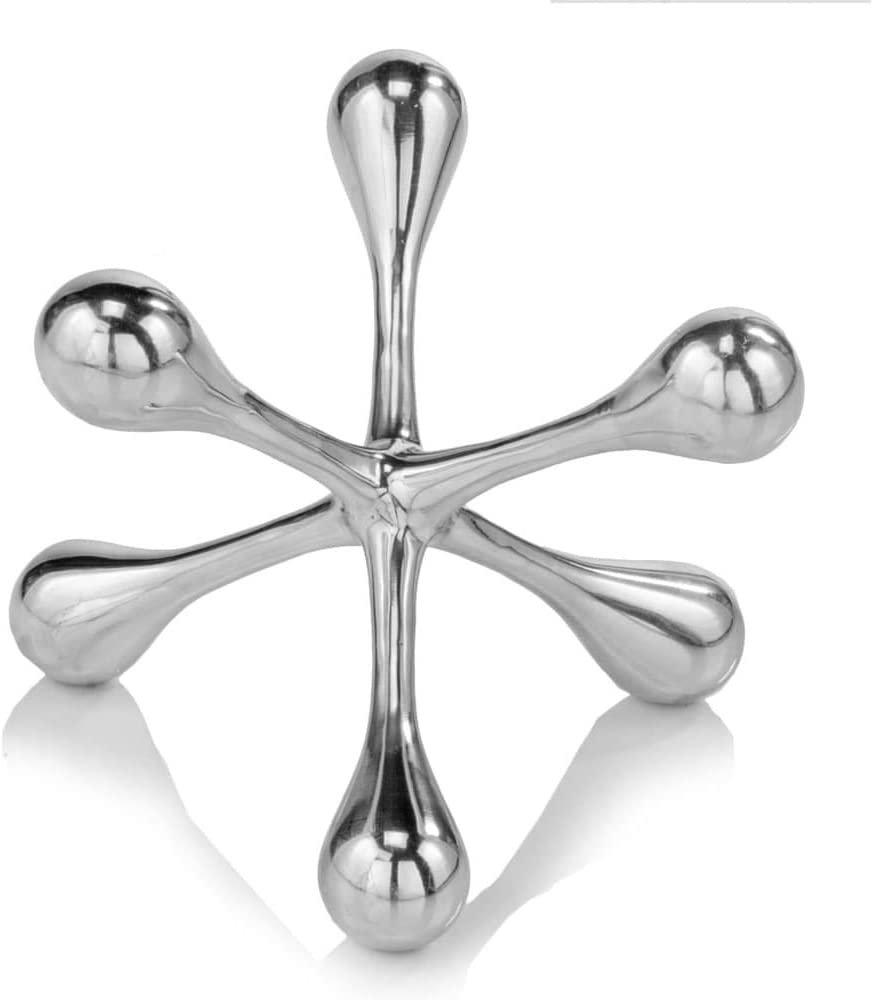 7" X 5 5" Silver/cantillo Decorative 5 5 7 Silver Modern