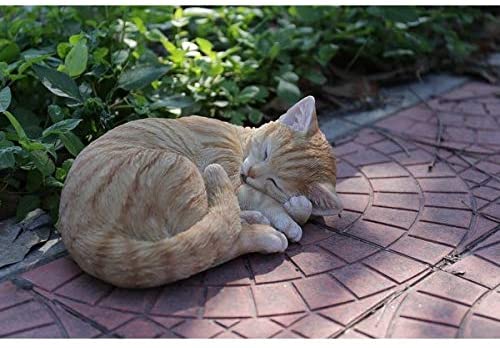 Orange Cat Sleeping Lying Down