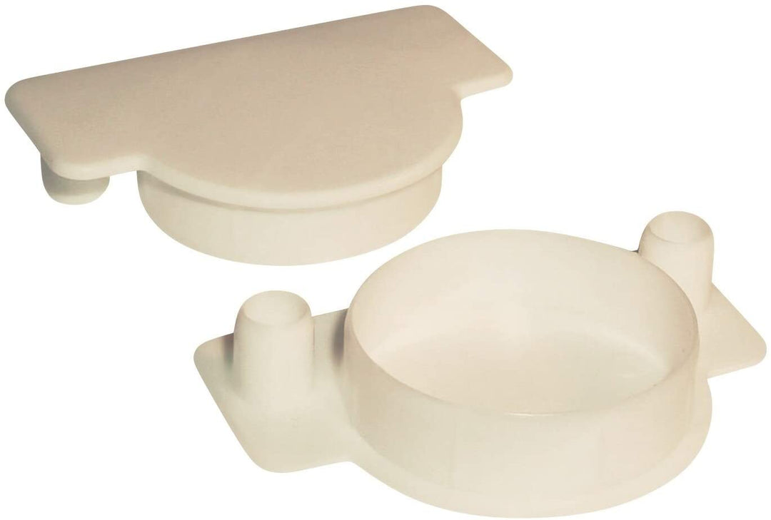 10 Pack 35mm 1 3/8" Plastic Hole Plug Hinge Holes Maple Wood