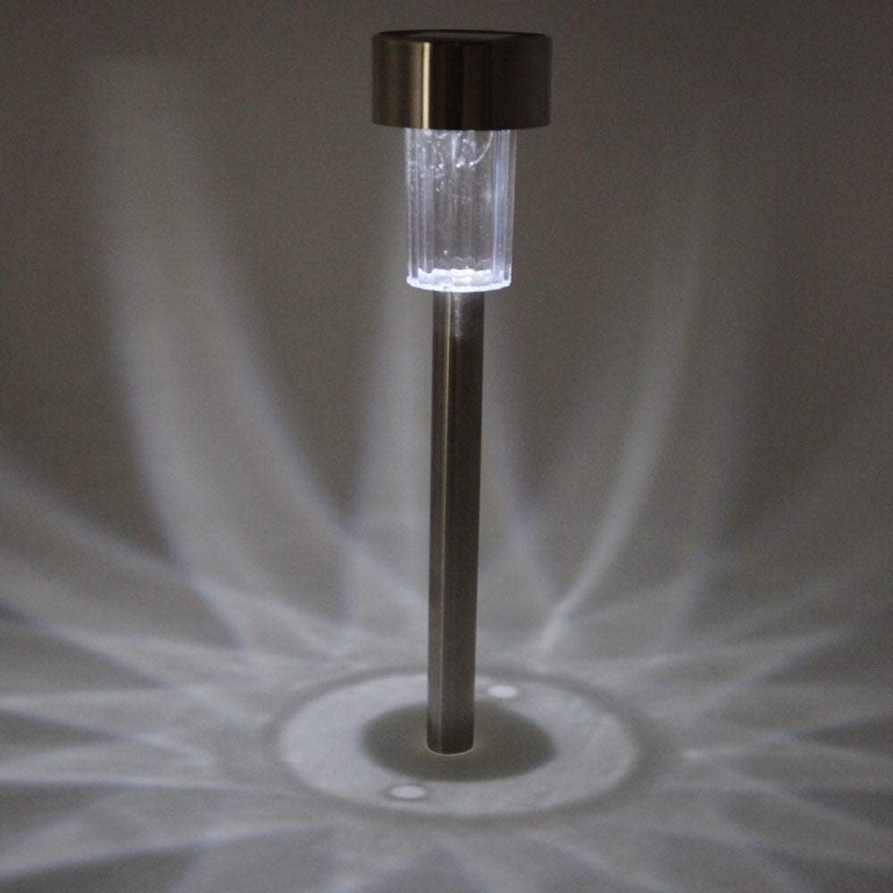 24pcs 5w High Brightness Solar Power Led Lawn Lamps Lampshades White - Diamond Home USA