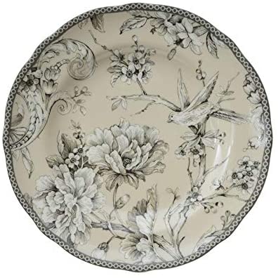 MISC Antique White 16 Piece Dinnerware Set Floral Porcelain Pieces