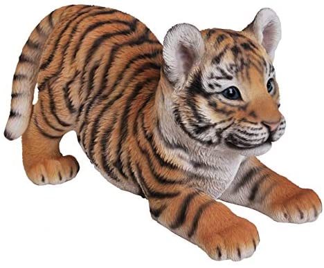 Playing Tiger Baby Statue