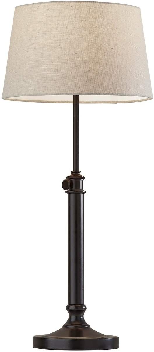 MISC Antiqued Black Table Lamp 2pc Set Farmhouse Traditional Transitional