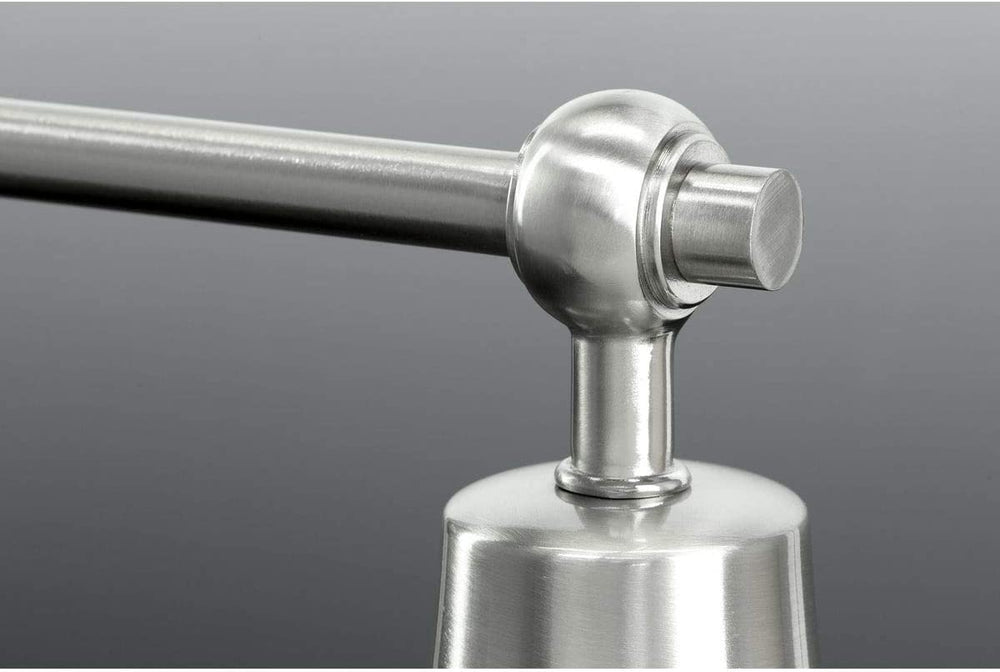 3 Light Brushed Nickel Bath Light Grey Industrial Steel Includes Hardware - Diamond Home USA
