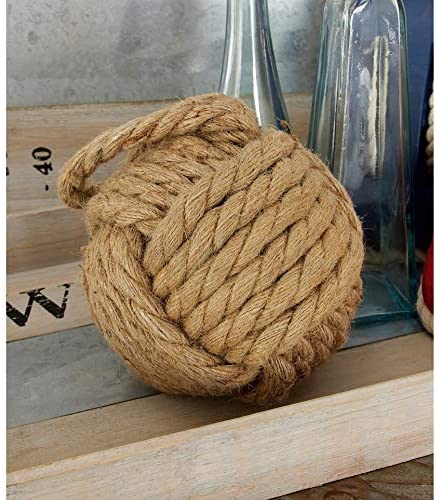 Assorted Beige Pearl White Rope Doorstops (Set 2) Color