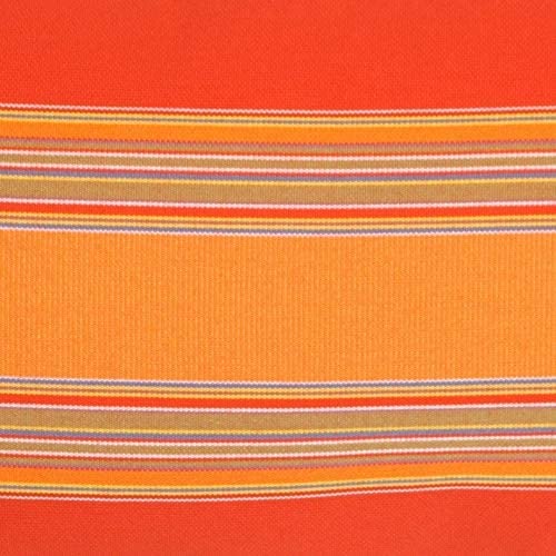Salsa 12x20 Outdoor Pillow Red Stripe Modern Contemporary Acrylic One Removable Cover Uv Resistant