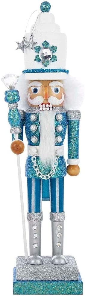 17 inch Hollywood Turquoise/White Nutcracker Blue