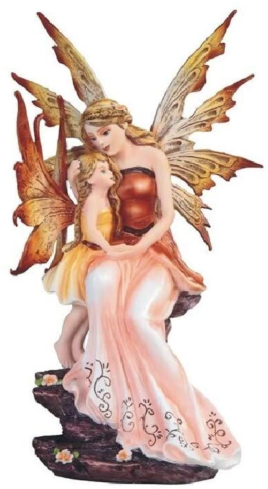 8 75" h Peach Fairy Baby Girl Statue Fantasy Decoration