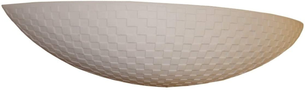 2 Light Checkerboard Impression Wall Sconce Cream White Modern Contemporary Transitional