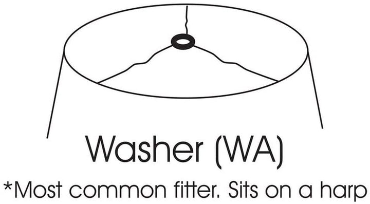Cloth Wire Slant Retro Drum Softback Lampshade Washer Fitter Vanilla Cream Modern Contemporary - Diamond Home USA